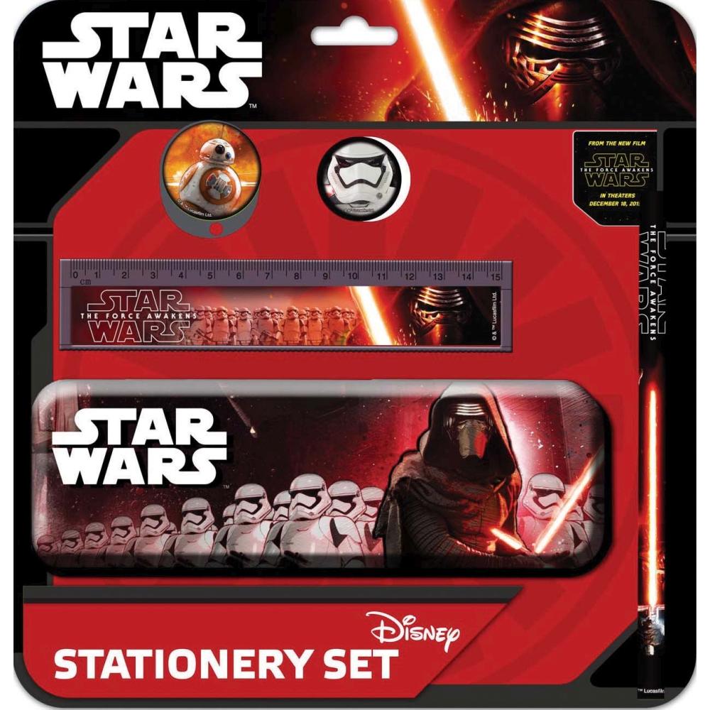 STAR WARS ŠKOLSKI SET 5 U 1