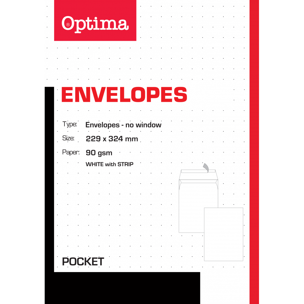 OPTIMA KOVERTA 23*33 COMPETITOR 90gr