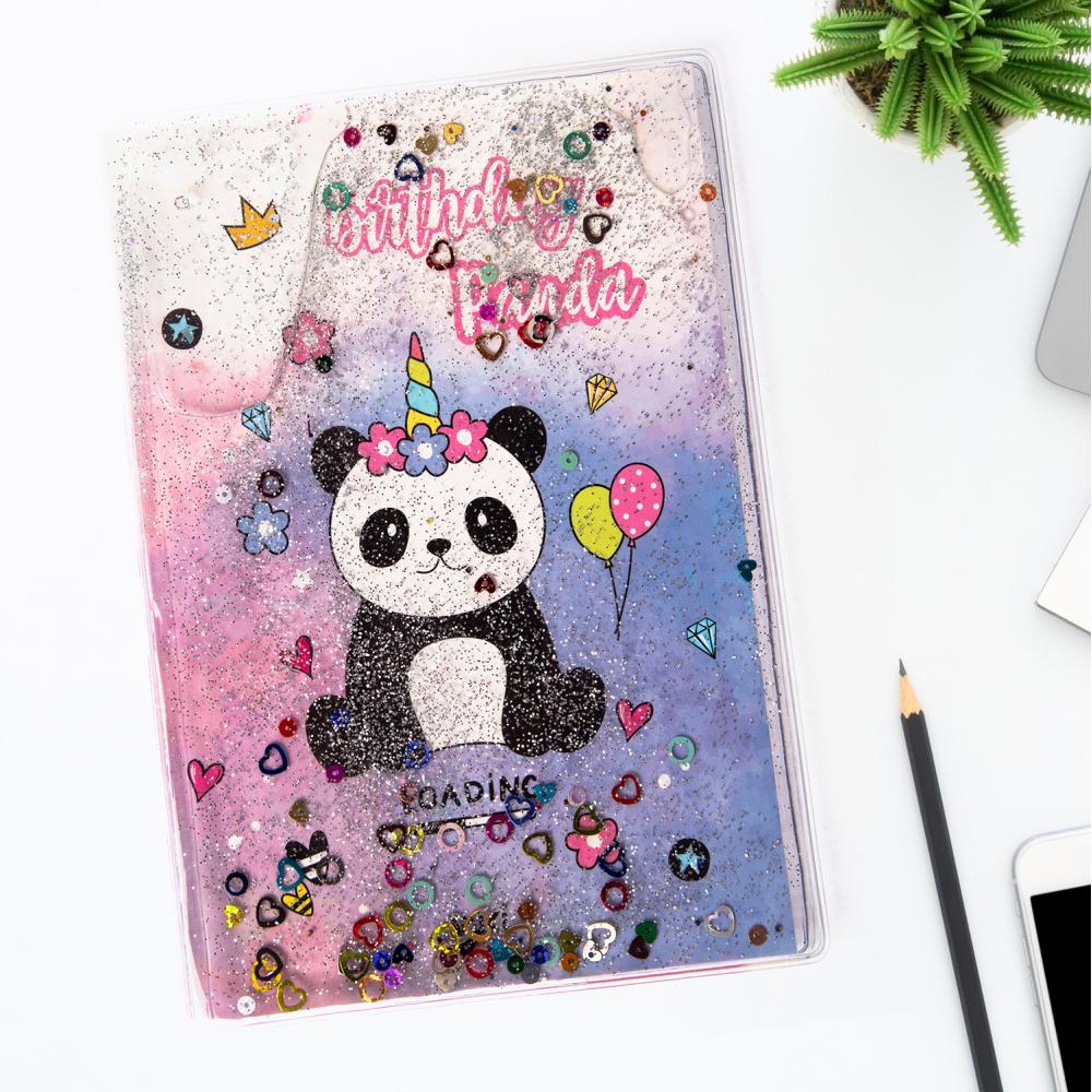 NOTES GLITER A5 60 LISTA - PANDA