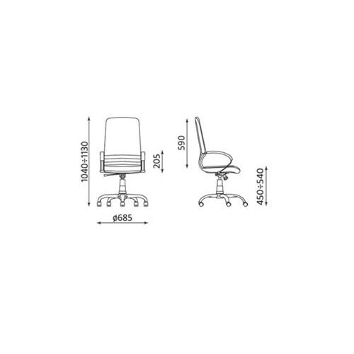 STOLICA MIRAGE CRNA