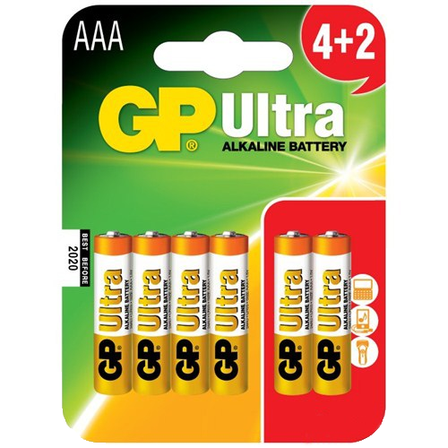 BATERIJA GP ALKALNA LR03 (AAA) 6/PAK