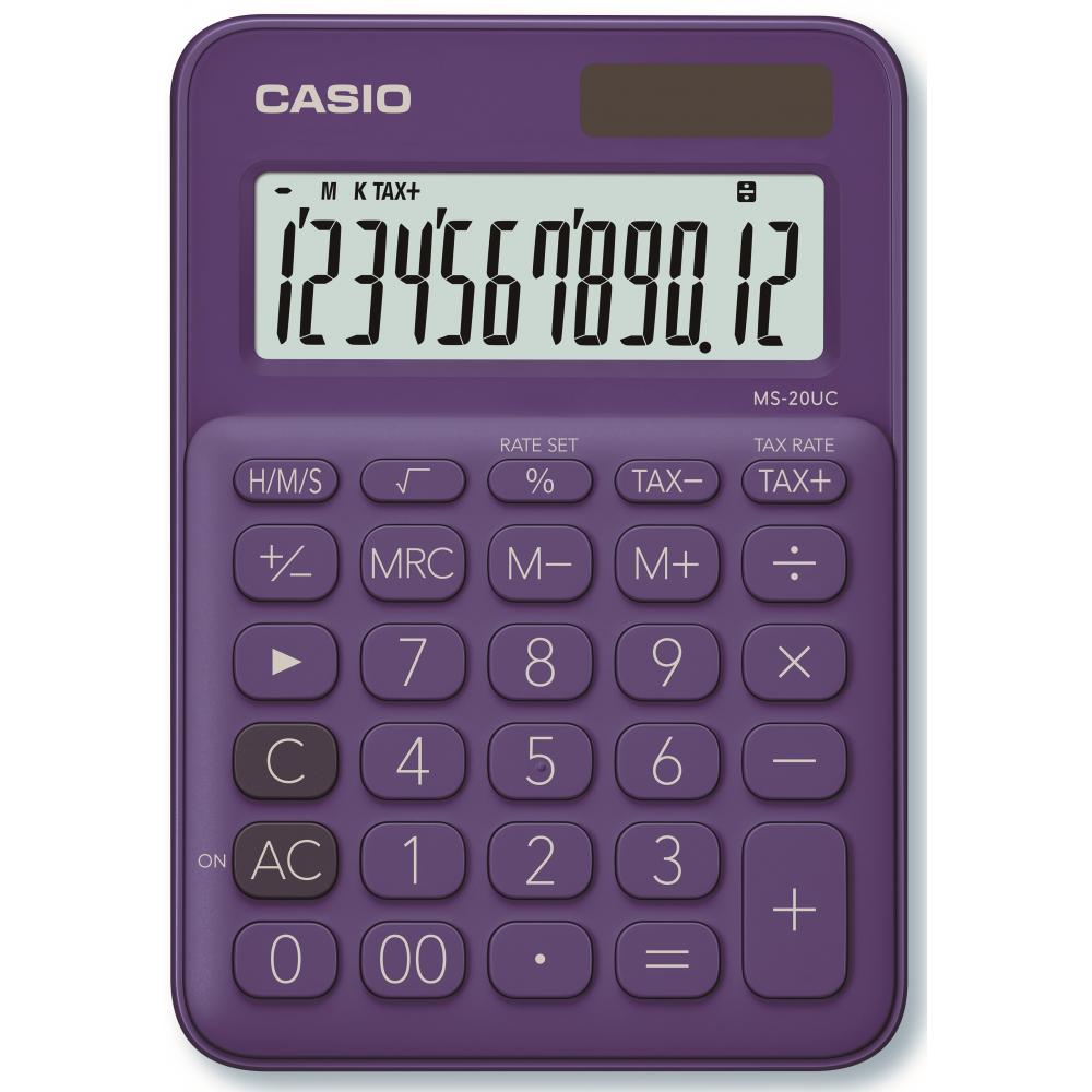 CASIO stoni kalkulator MS20 PL VIOLET