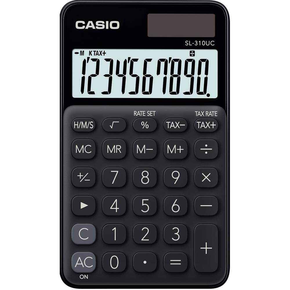 CASIO dzepni kalkulator SL 310 crni