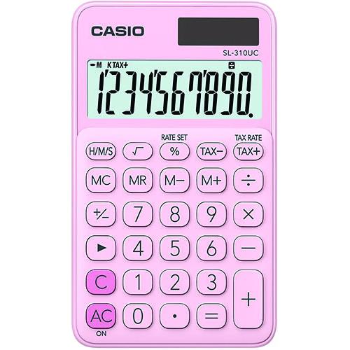 CASIO dzepni kalkulator SL 310 pink