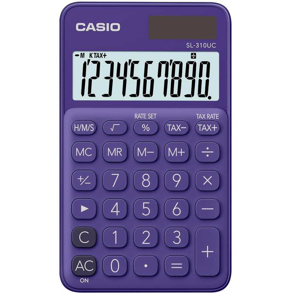 CASIO dzepni kalkulator SL 310 violet