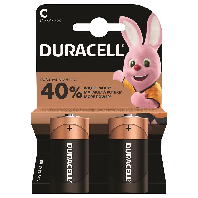 DURACELL Basic baterija C 2 kom LR14