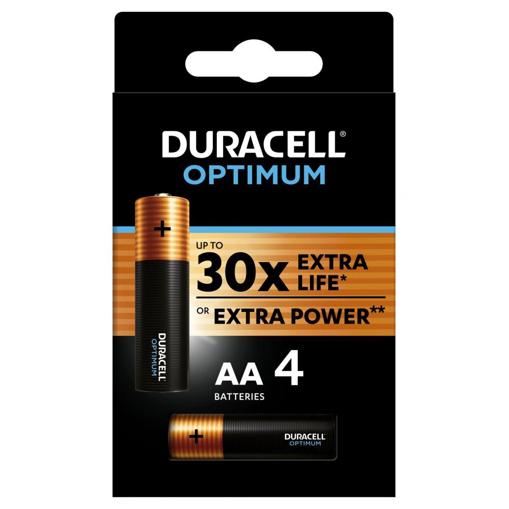 DURACELL Optimum baterija AA 4kom