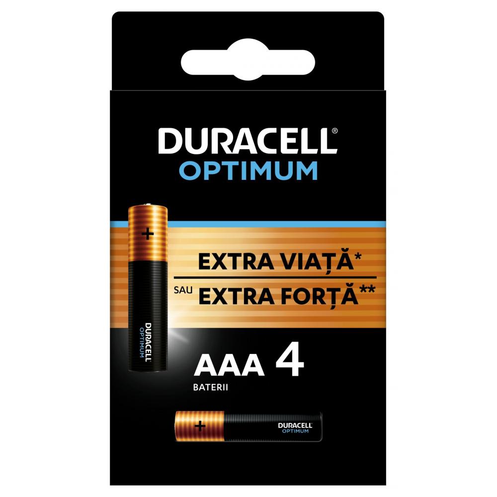 DURACELL Optimum baterija AAA 4kom