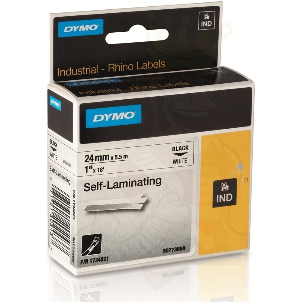 DYMO traka IND Lam 24mmx5.5m, crna/belo