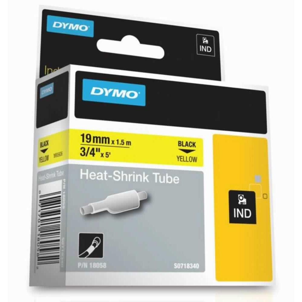 DYMO traka termo IND 6mmx1.5m, crna/zuto