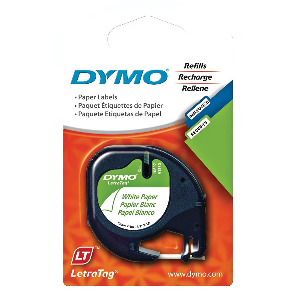 DYMO traka LETRATAG bela papirna 12mmx4m