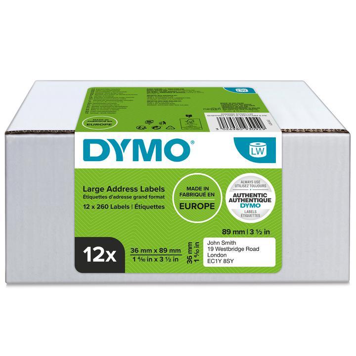 DYMO etikete LW visenamenske 36x89