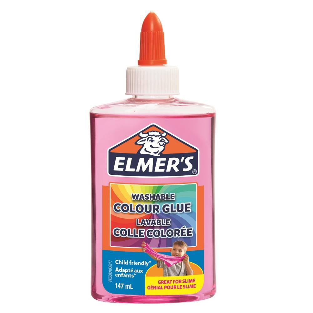 ELMER lepak 177ml Transparent pink