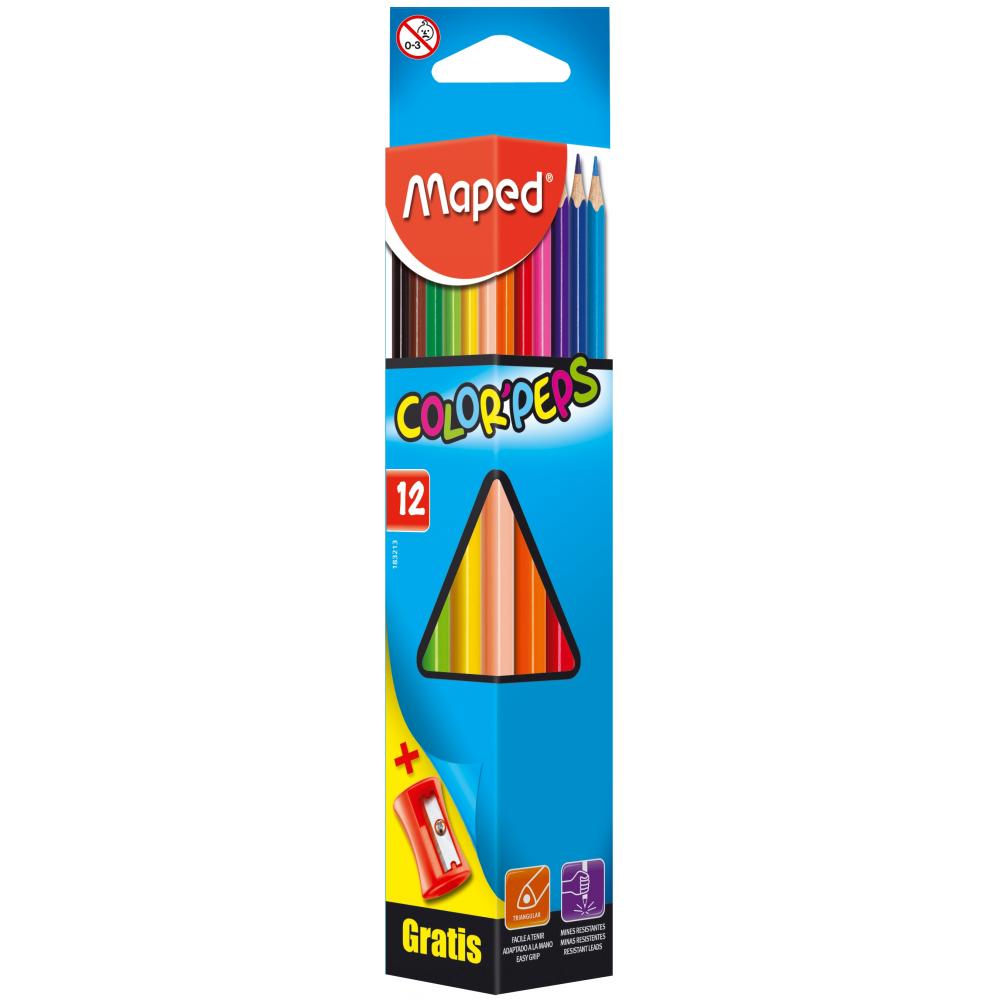 MAPED bojice COLOR PEPS 1/12 + rezac