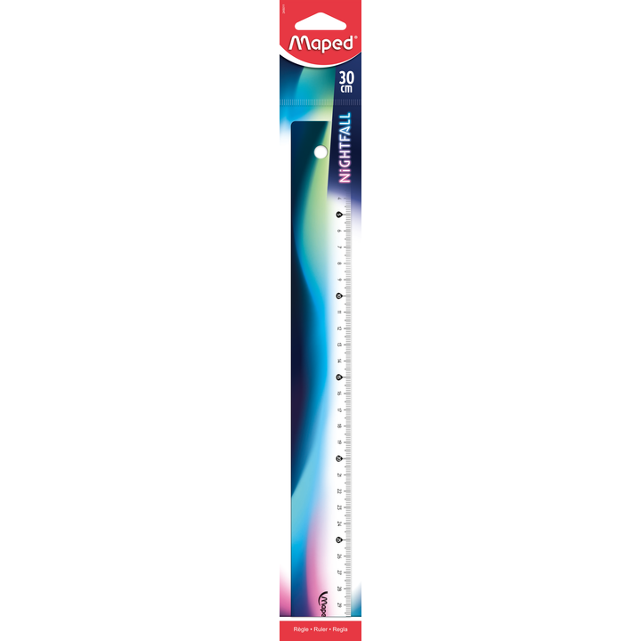 MAPED lenjir NIGHTFALL 30cm