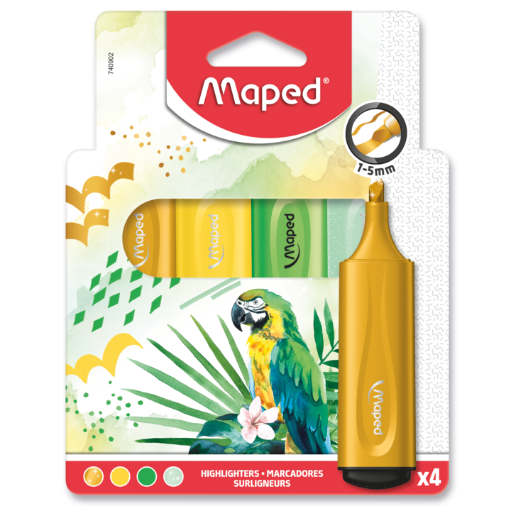 MAPED text marker FLUO PEP'S 1/4 Jungle