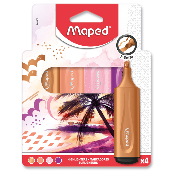 MAPED text marker FLUO PEP'S 1/4 Jungle