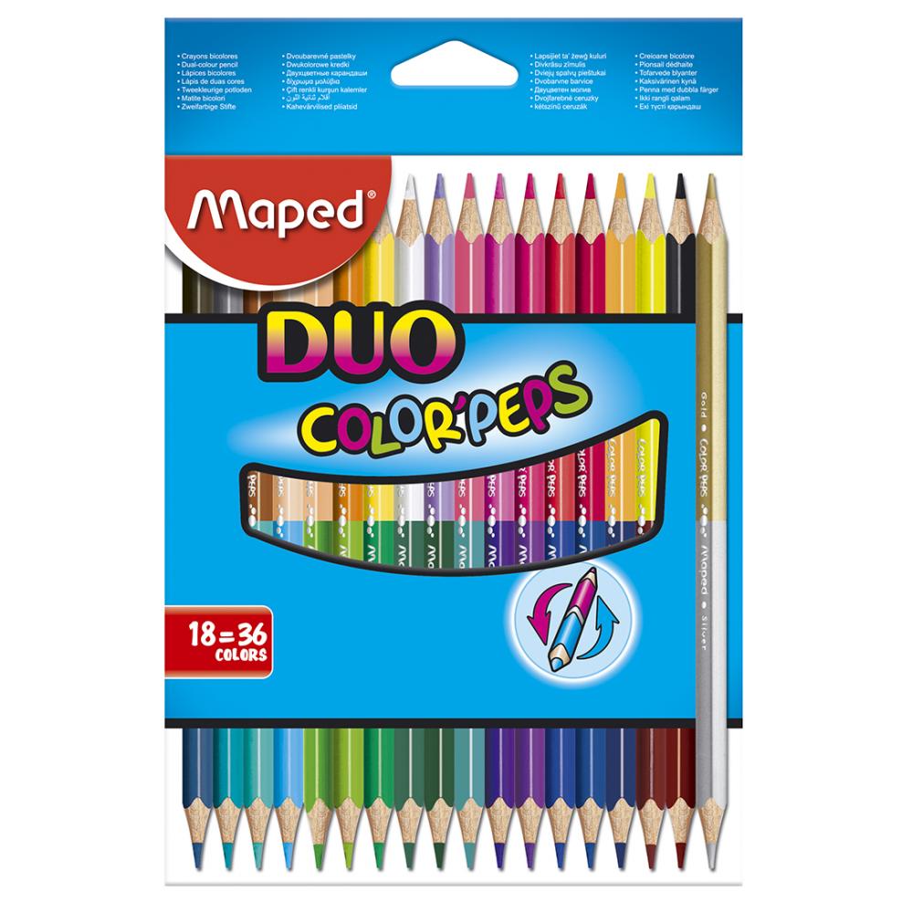 MAPED bojice COLOR PEPs  DUO 18/36