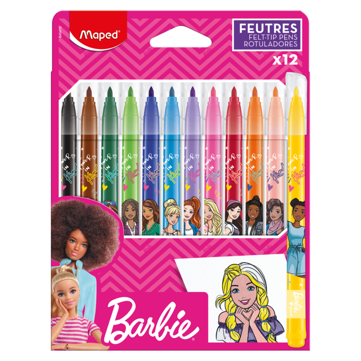 MAPED flomaster BARBIE 12