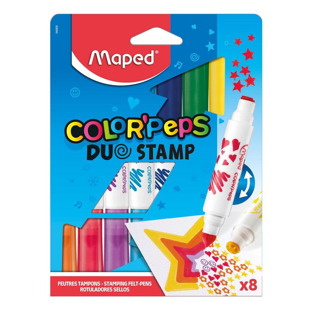 MAPED flomaster COLOR MAX 8 DUO STAMP