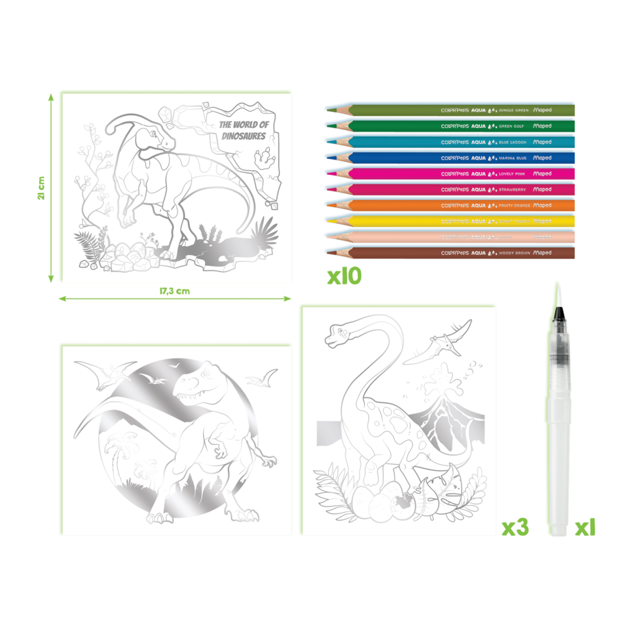 MAPED KREATIV set Dinosaur