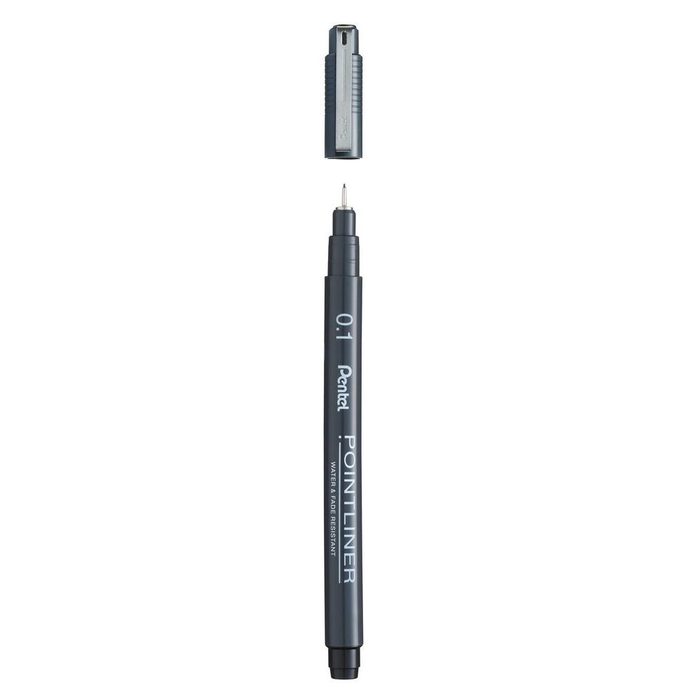 PENTEL fineliner POINTLINER crni 0,1