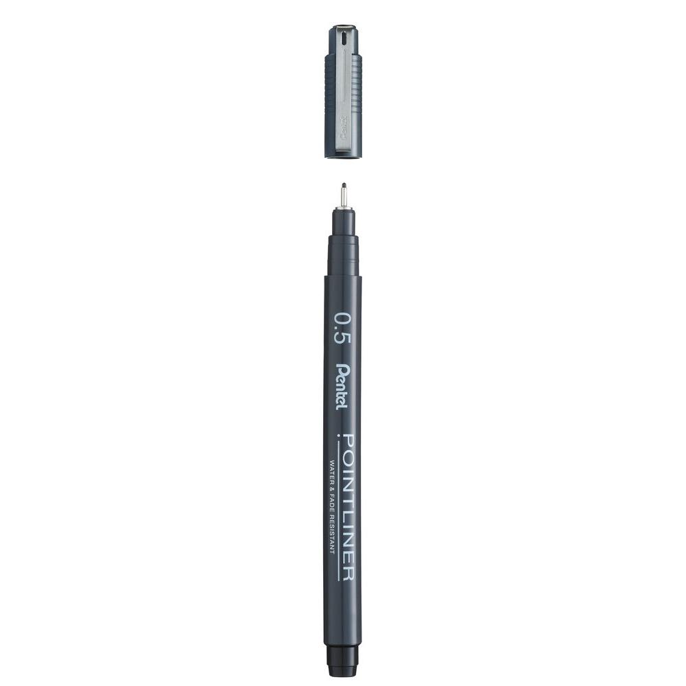 PENTEL fineliner POINTLINER crni 0,5