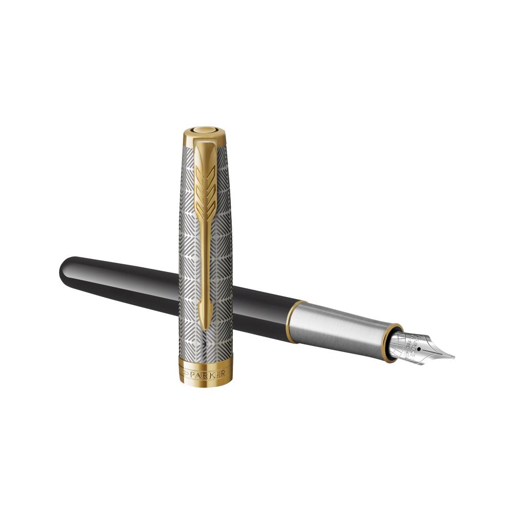 PARKER Royal NP SONET Blac GT 18K zlato 