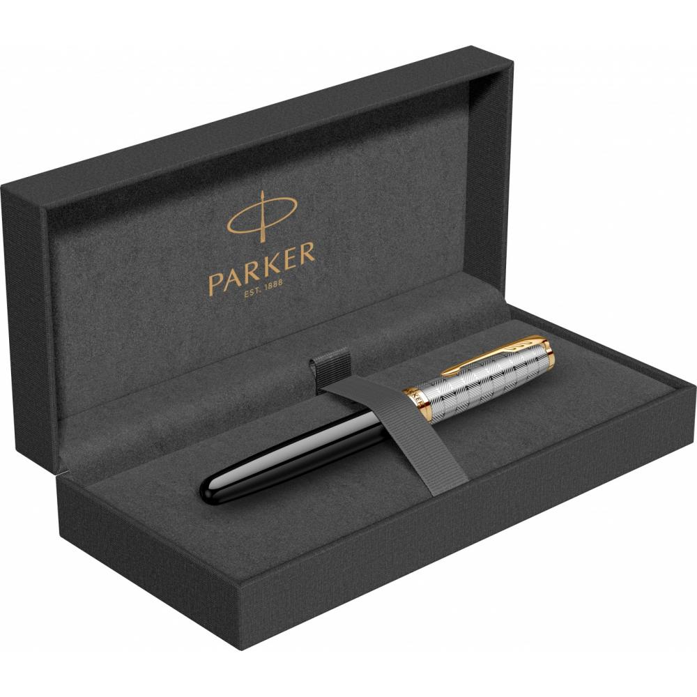 PARKER Royal NP SONET Blac GT 18K zlato 