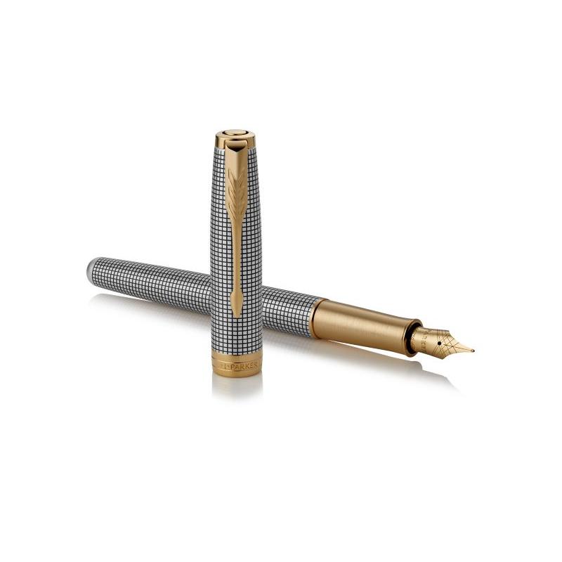 PARKER Royal NP SONET Silver Chisel 18K