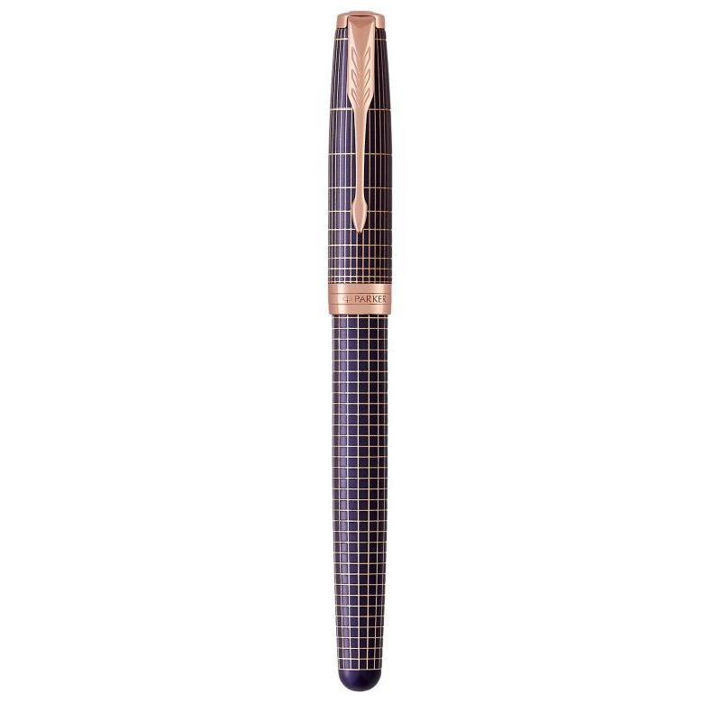 PARKER Royal NP SONET Purple Chisel 18K 