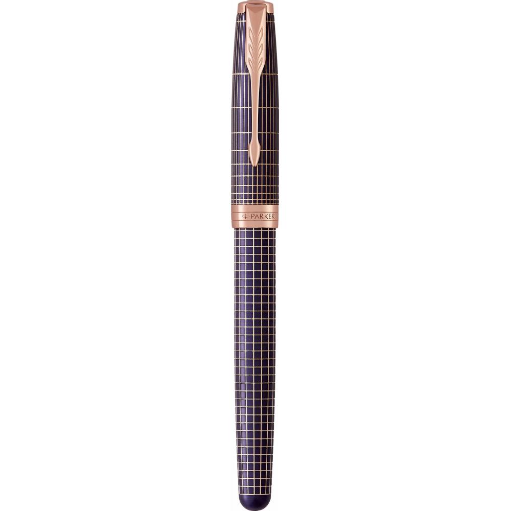 PARKER Royal NP SONET Purple Chisel 18K