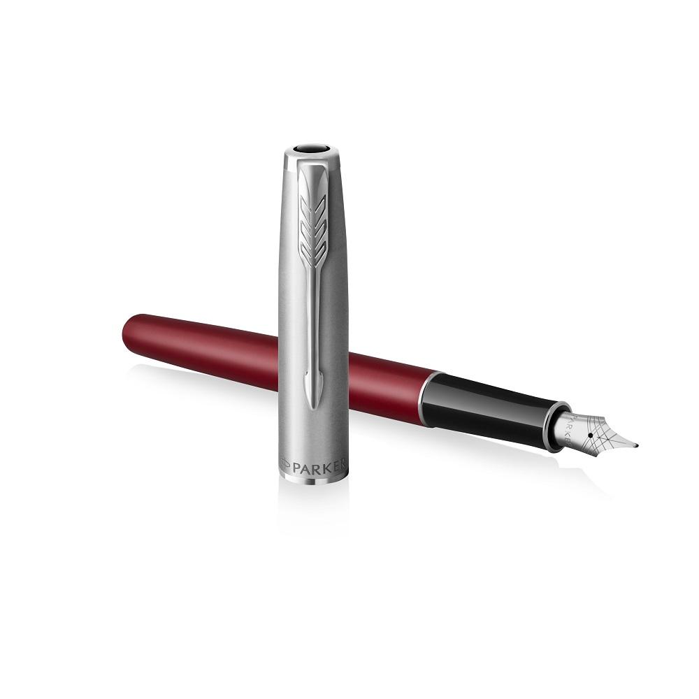 PARKER Royal NP Sonet Silver Red CT F