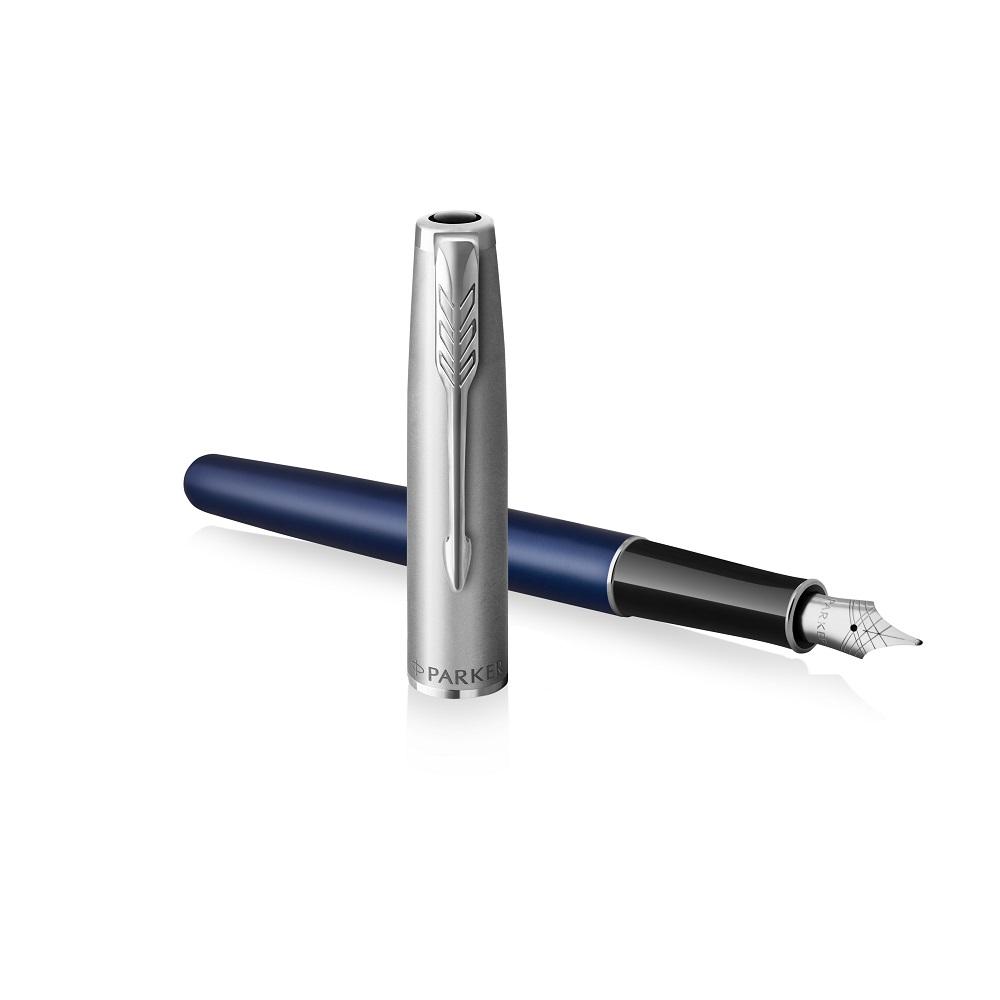 PARKER Royal NP Sonet Silver Blue CT F