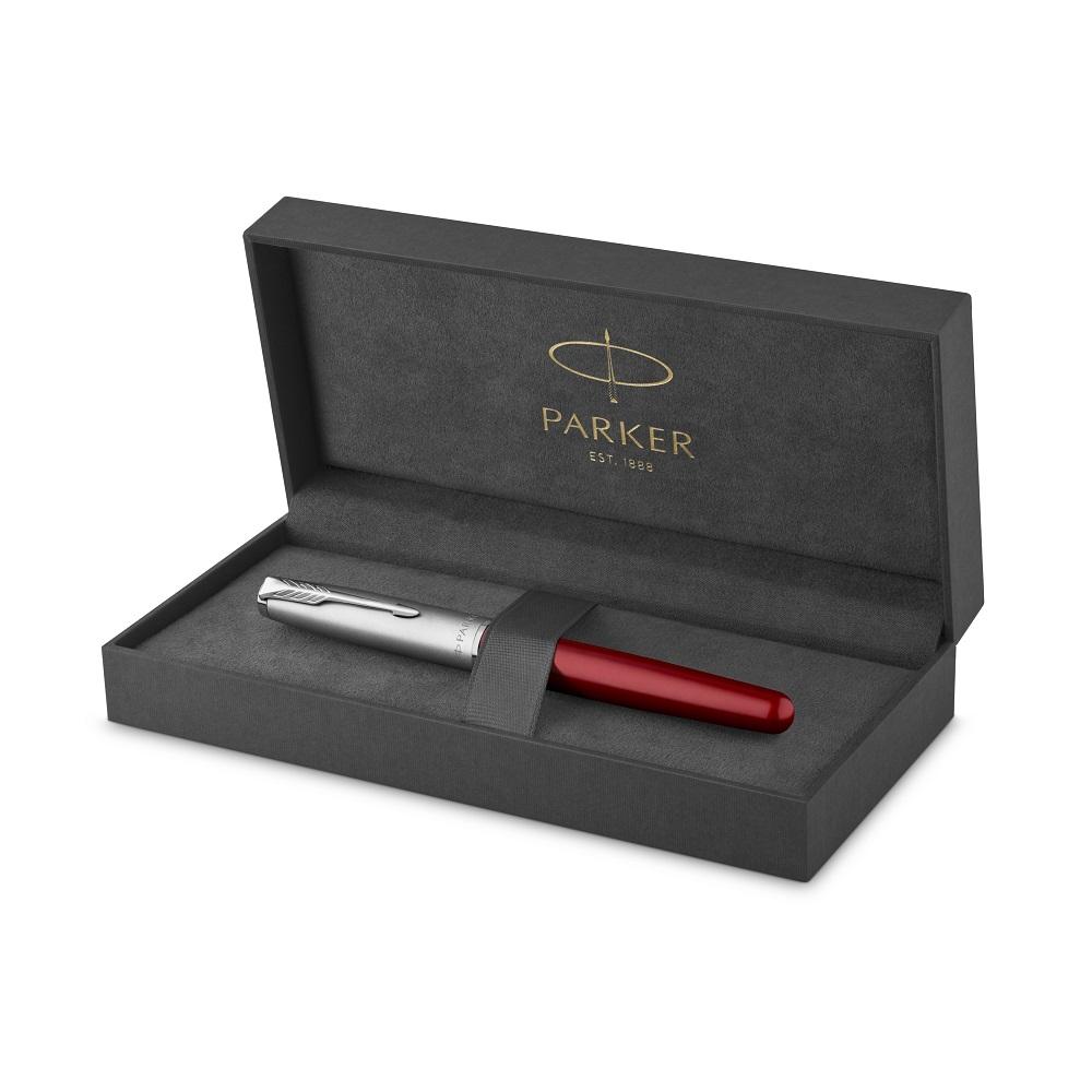 PARKER Royal RO Sonet Silver Red CT