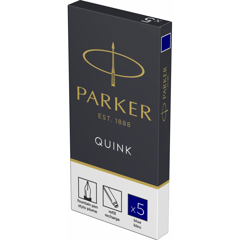 PARKER patrone QUINK Perm. Blue 1/5 BL