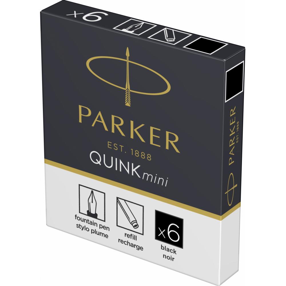 PARKER patrone mini QUINK black 1/6