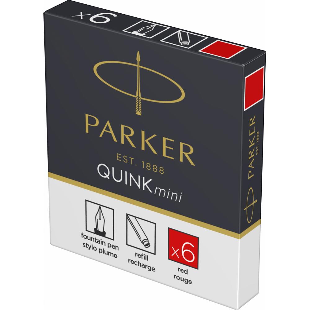 PARKER patrone mini QUINK red 1/6