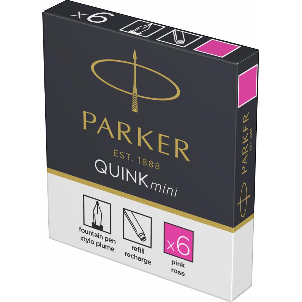 PARKER patrone mini QUINK pink 1/6