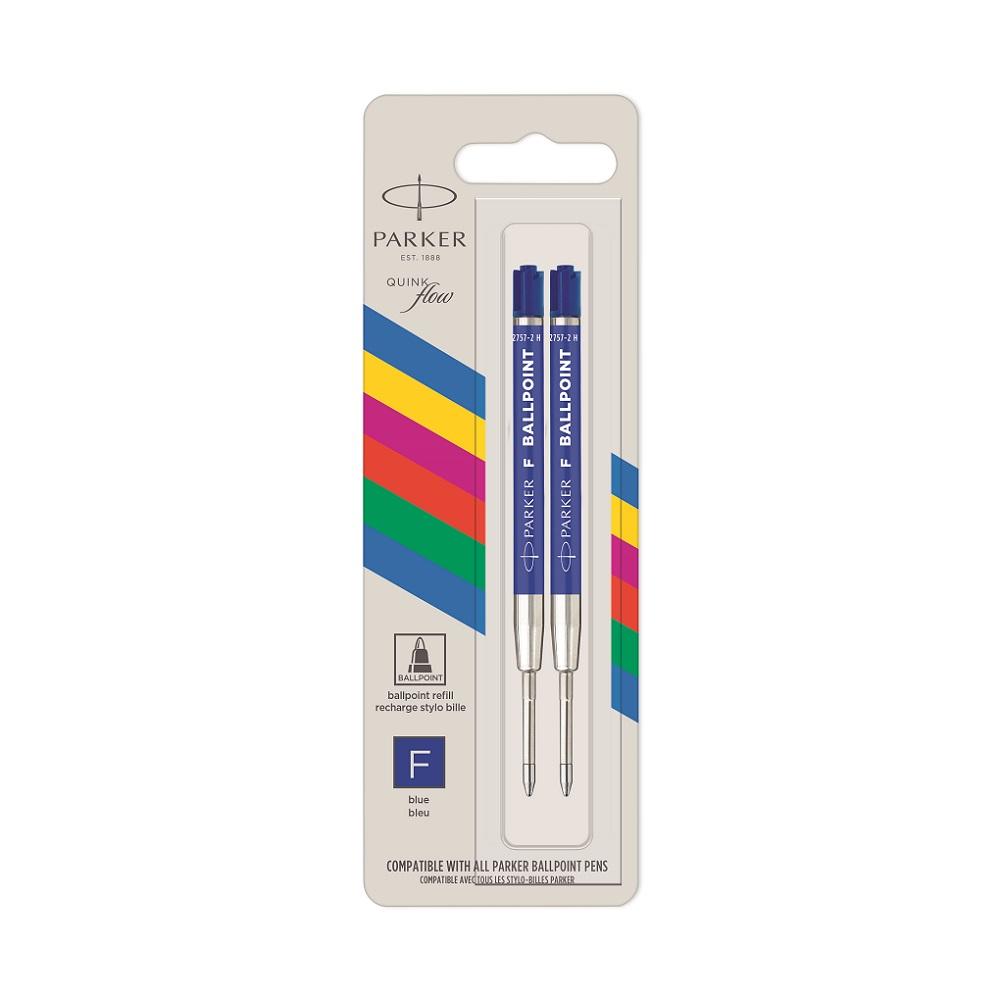 PARKER refil PVC HO QUINK blue F 2/1 bl