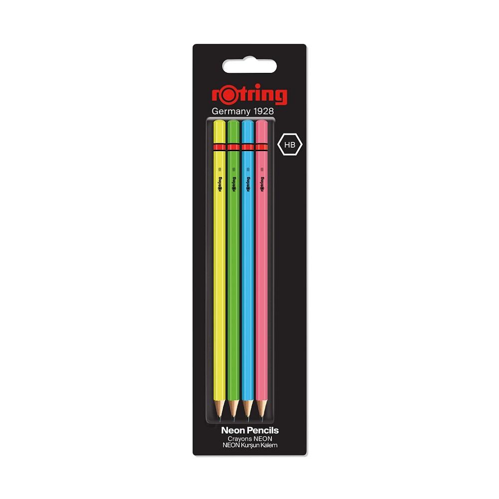 ROTRING grafitna olovka NEON HB 1/4 bl