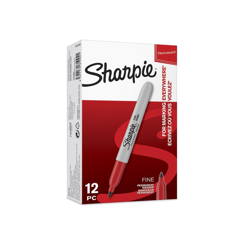 SHARPIE marker FINE crveni