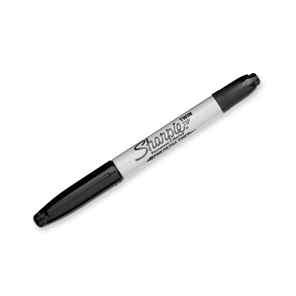 SHARPIE marker TWIN TIP crni