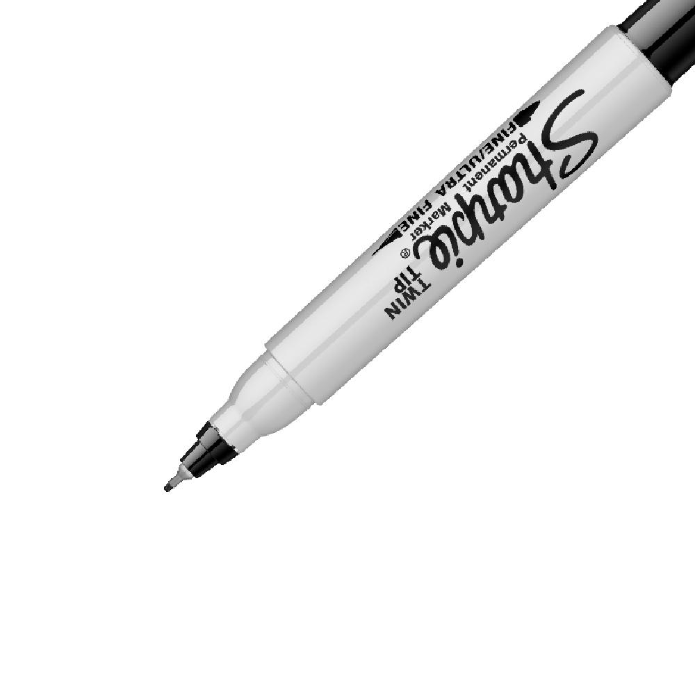 SHARPIE marker TWIN TIP crni