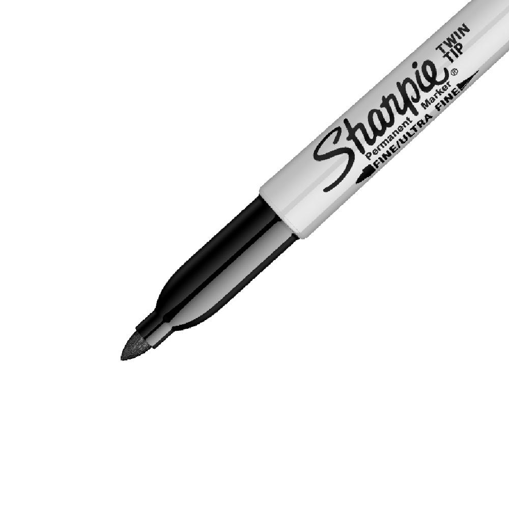 SHARPIE marker TWIN TIP crni