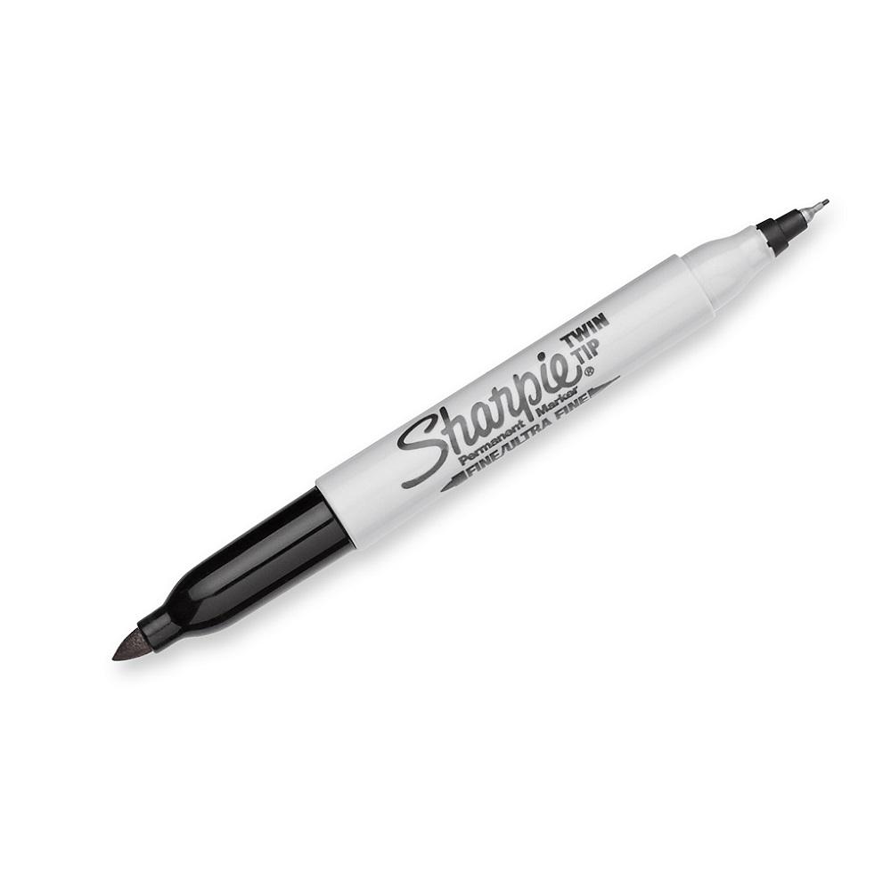 SHARPIE marker TWIN TIP crni