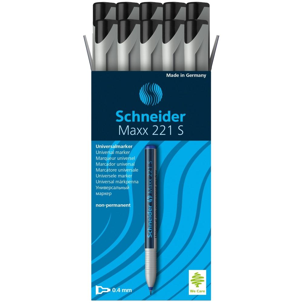 SCHNEIDER marker ne-permanentni crni 221