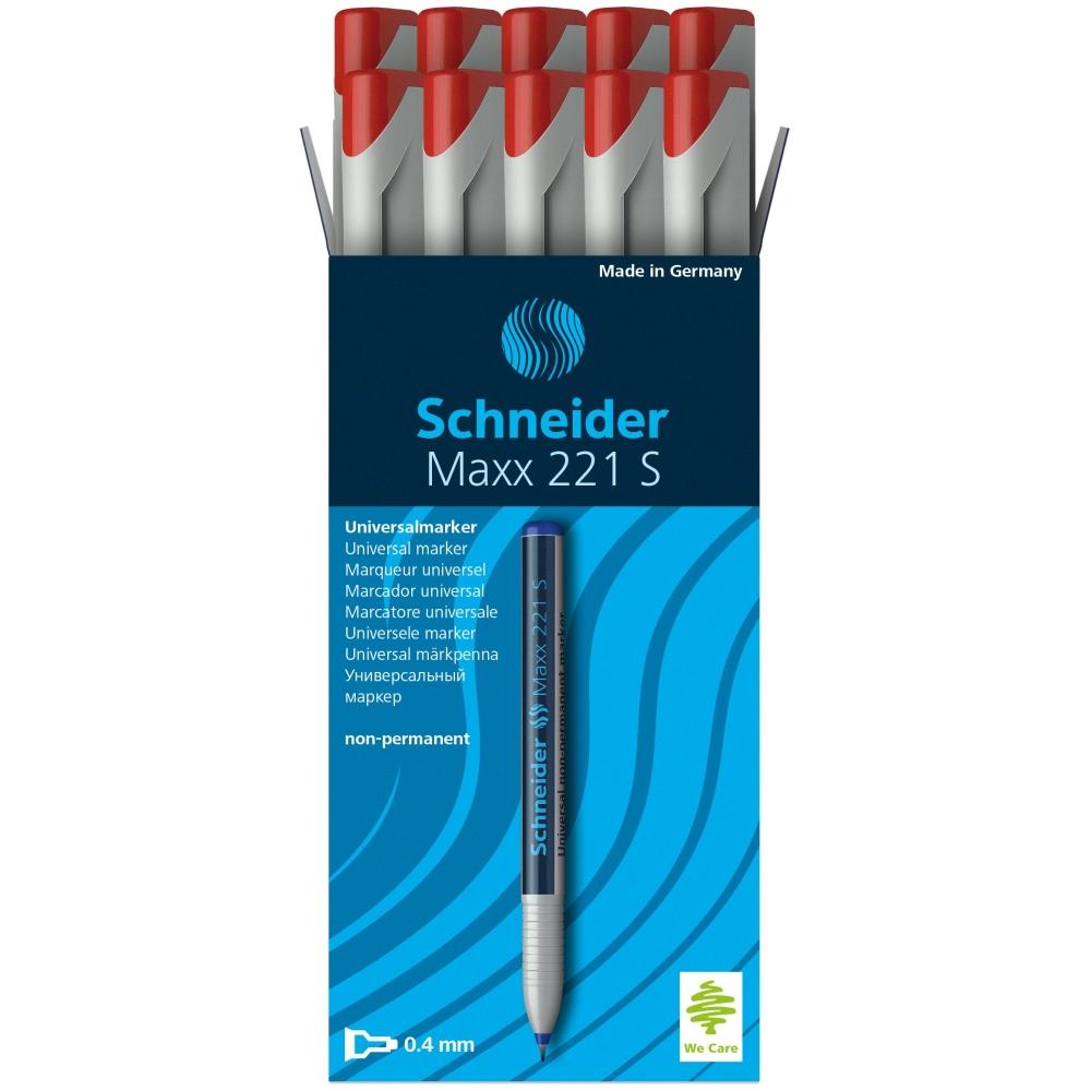 SCHNEIDER marker ne-permanentni crvena 