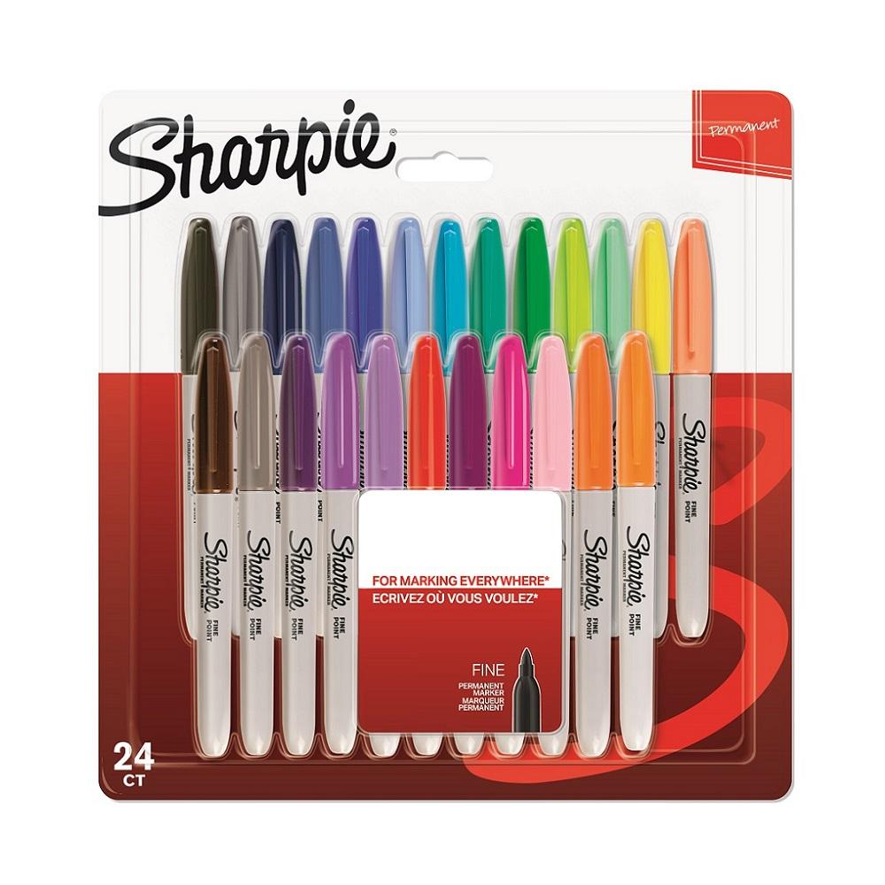 SHARPIE set markera FINE 24 boje blister