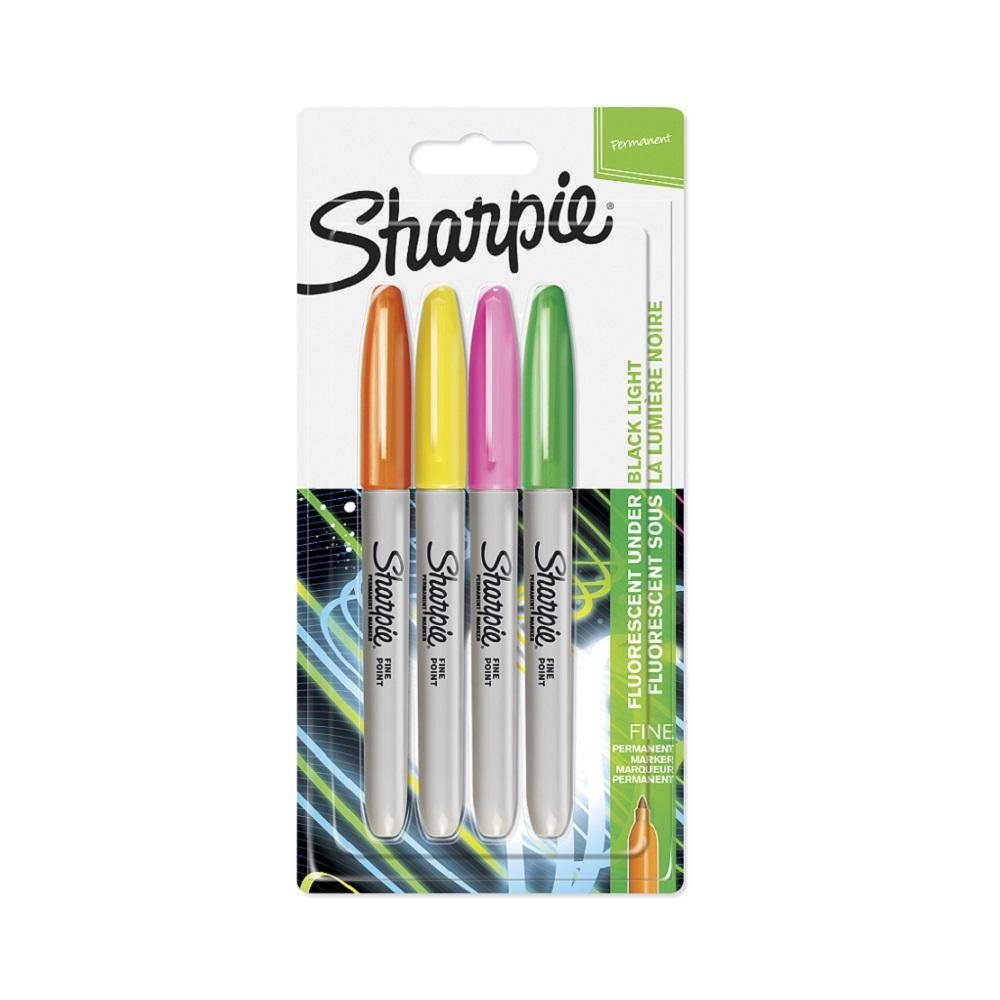 SHARPIE set markera UV Neon 4/1 blist